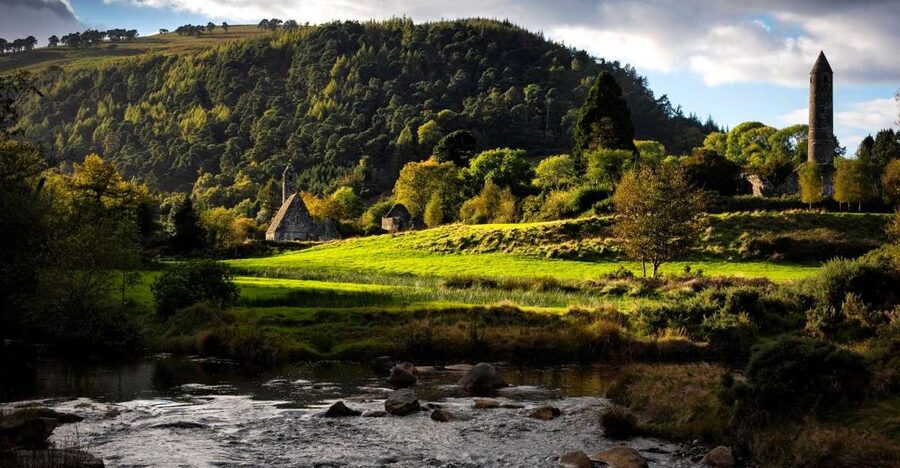 6-Day Tour of Southern Ireland from Dublin - Glendalough begins the journey with stone and scenery