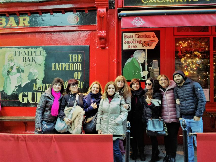 All Dublin 3 hours italian walking tour - Temple Bar, Ha’penny Bridge, and modern Dublin
