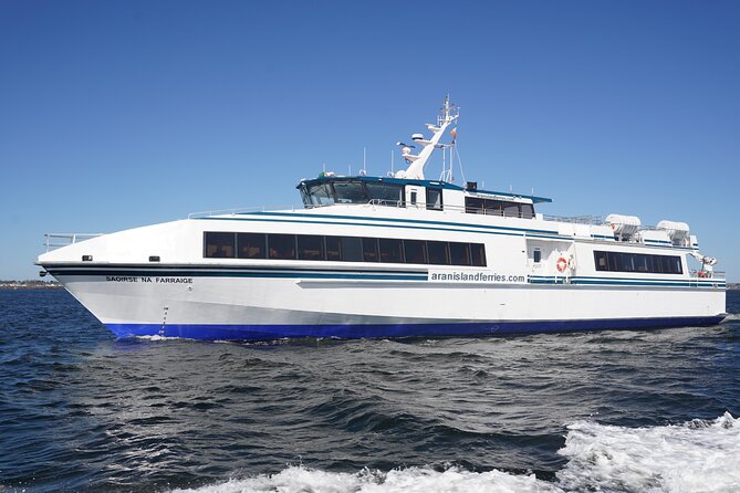 Aran Islands and Cliffs of Moher Day Cruise sailing from Galway City Docks - What the $72.59 price really includes