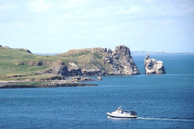 Boat Trip from Dublin City to Dun Laoghaire - Poolbeg Lighthouse and the harbor outlook