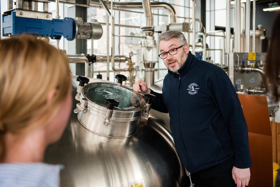 Clonakilty Distillery: Tour & Classic Whiskey Tasting - Walking through a working distillery