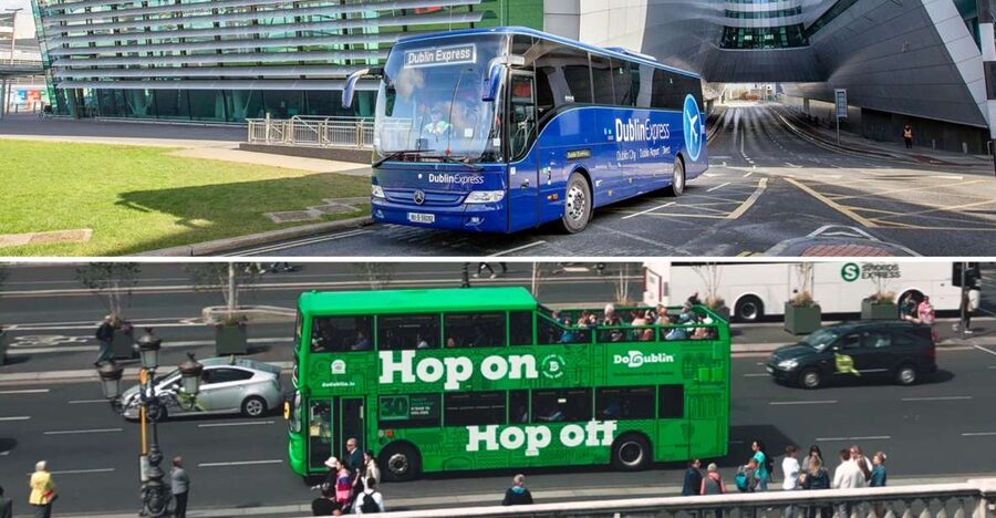Dublin: Airport Transfer and Hop-On Hop-Off Bus Ticket - Route 782: the quays and Heuston Station