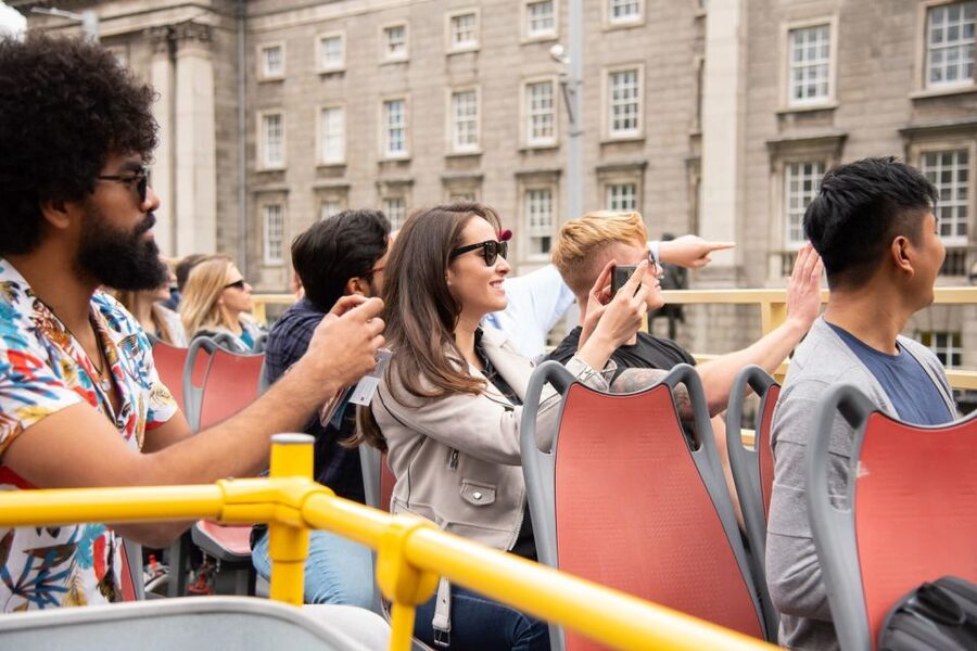 Dublin: Big Bus Hop-On, Hop-Off Tour with Live Guide - Starting at O’Connell Street and crossing central Dublin