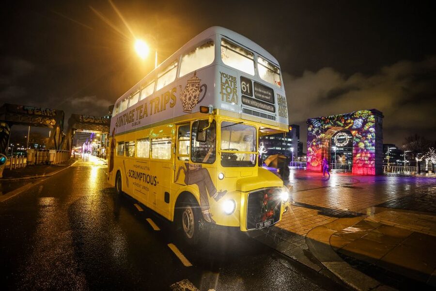 Dublin: Christmas Lights Festive Bus Tour with Afternoon Tea - Why the vintage bus matters