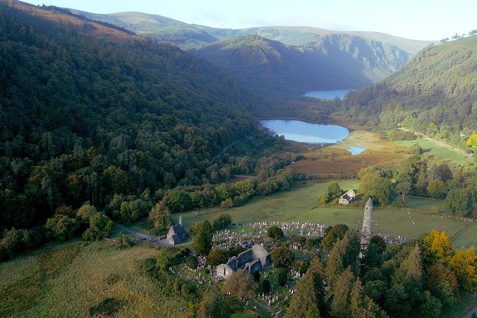 Dublin: Glendalough, Wicklow, Kilkenny and Sheepdog demonstration - Glendalough’s ruins and two lakes