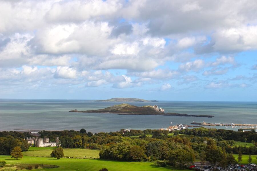 Dublin: Howth Coastal Hiking Tour - Climbing toward the Ben of Howth