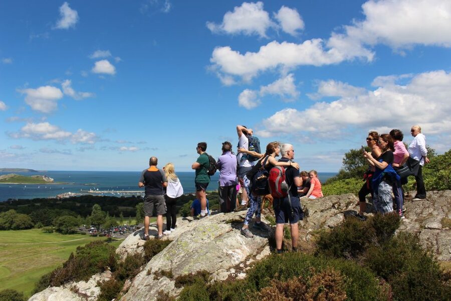 Dublin: Howth Safari Hiking Tour - Reaching Howth Summit after five hours on foot