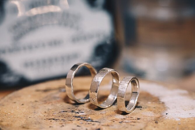 Dublin Jewellery Forge a Hammered Silver Ring: Drury Street - Three textures and the satisfying planishing hammer