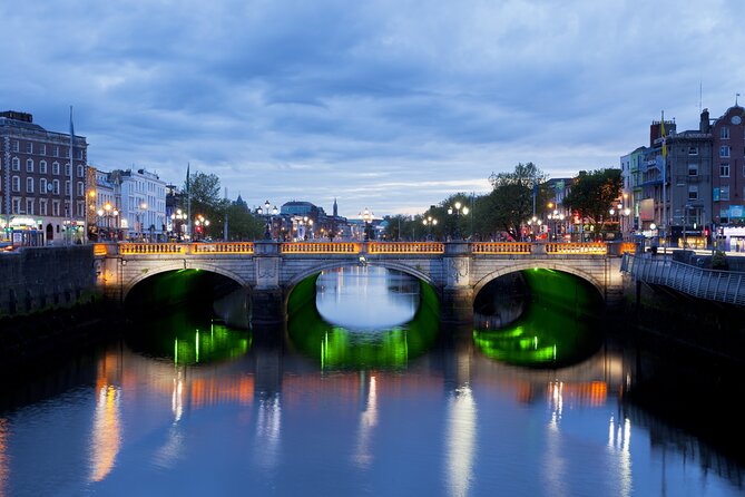 Dublin Live Guided Panoramic Open-Top Night Bus Tour - Jeanie Johnston and the Docklands