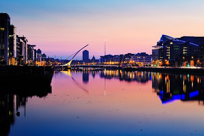 Dublin Live Guided Panoramic Open-Top Night Bus Tour - General Post Office and the River Liffey
