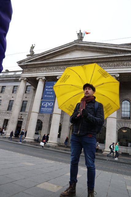 Dublin: Macabre History Walking Tour - Meeting the yellow umbrella beside the Spire