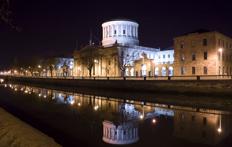 Dublin: North Quay Guided Ghost Walk - Saint Mary’s Abbey, a ruin beside modern Dublin