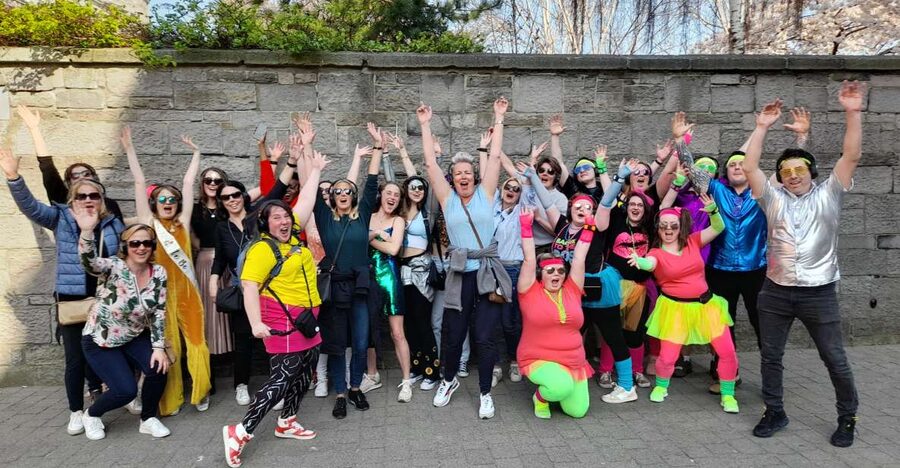 Dublin: Silent Disco Walking Tour - Starting with a headset at The Button Factory
