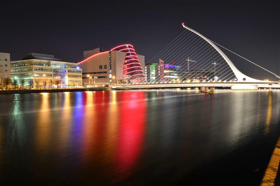 Dublin Walking Tour: Top 10 highlights - Crossing the Liffey by Ha’penny Bridge
