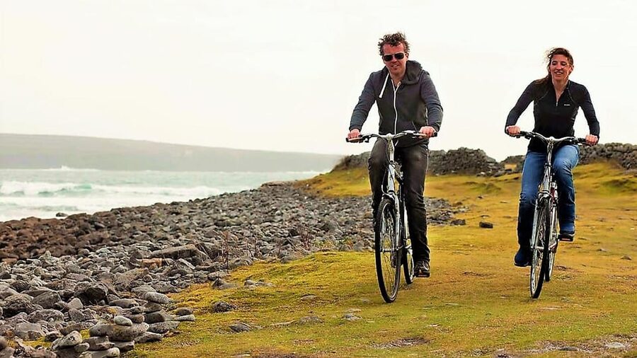 Ebiking on Inishmore island. Aran islands. Self-guided - Dun Aonghasa, the island’s essential ancient fort