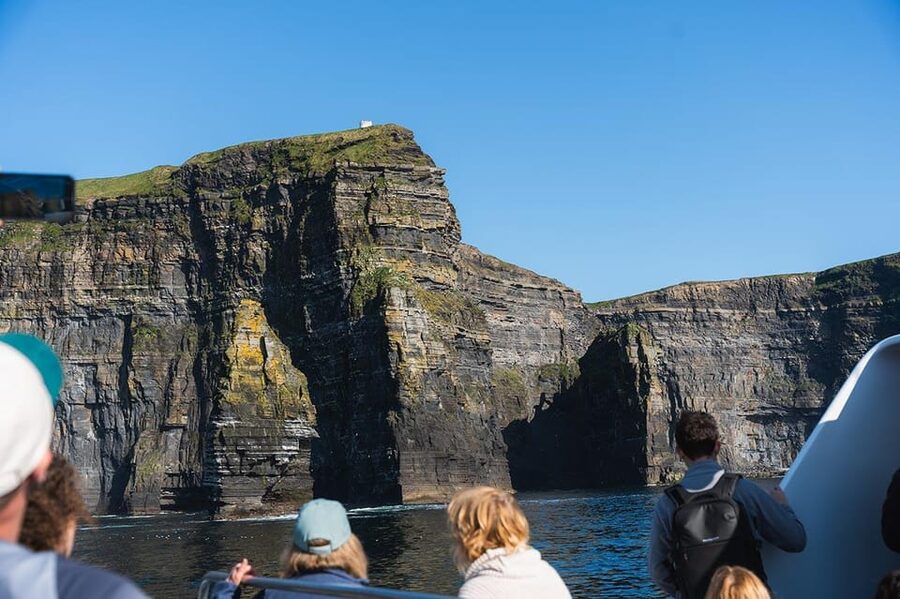From Doolin: Cliffs of Moher Boat Tour - Leaving Doolin Pier Beneath the Cliffs