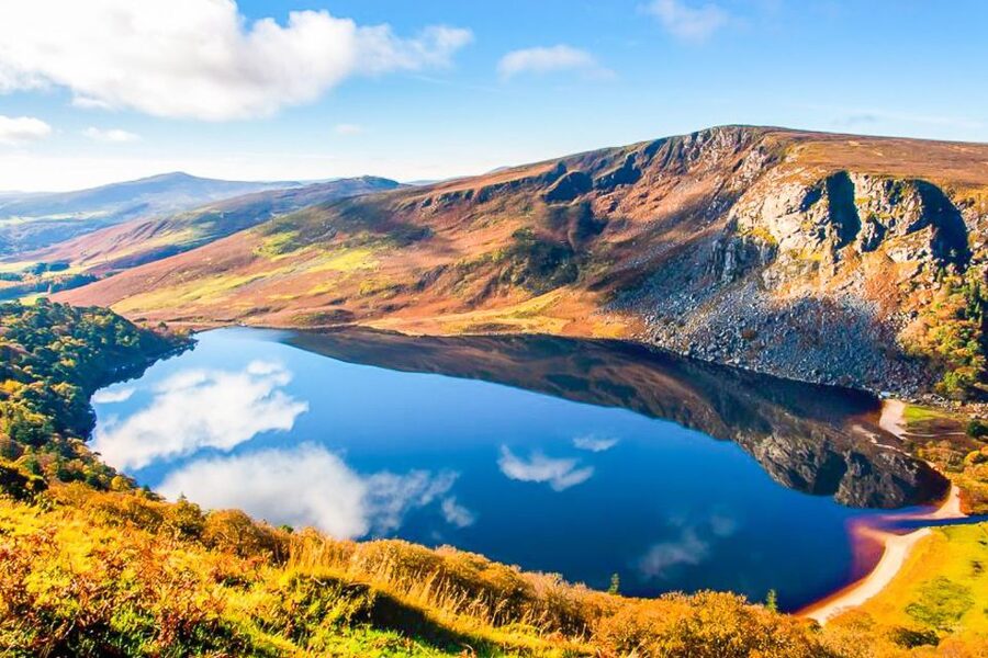 From Dublin: Glendalough & Wicklow Mountains Morning Tour - Sugarloaf Mountain and the first Wicklow views