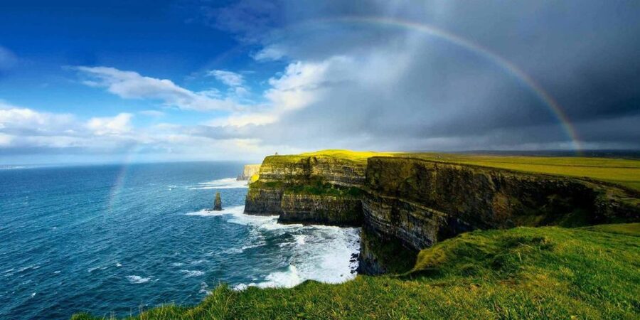 From Galway: 12:00 PM Guided Cliffs of Moher Tour - The coach ride through the Burren