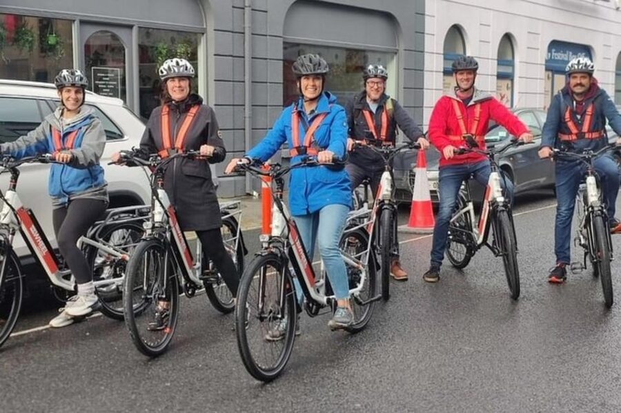 Galway City Self-Guided Electric Bike Tour: Half-Day - Starting at the orange storefront