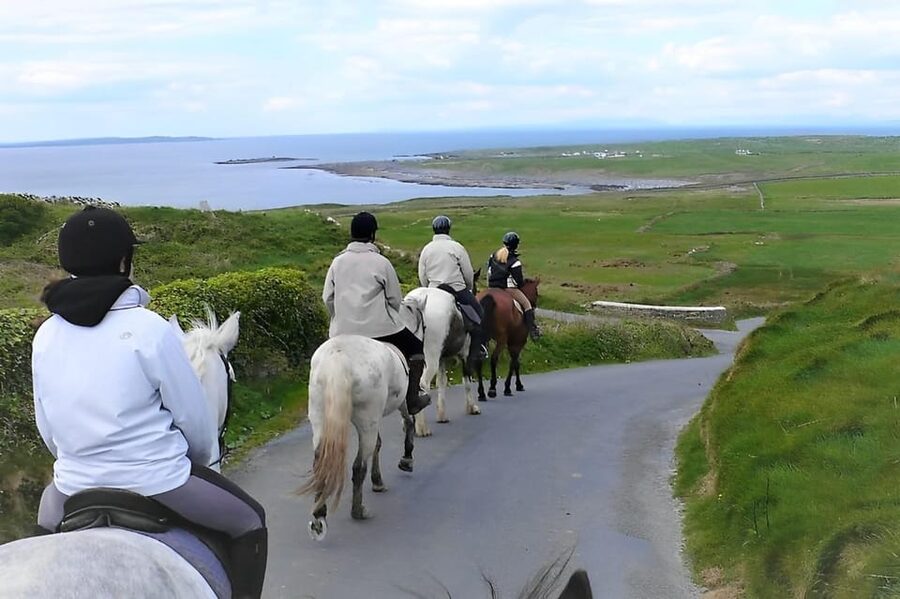 Horse riding the mountain trail. Clare. Guided, 2 hours - What to Bring for an Atlantic Coast Ride