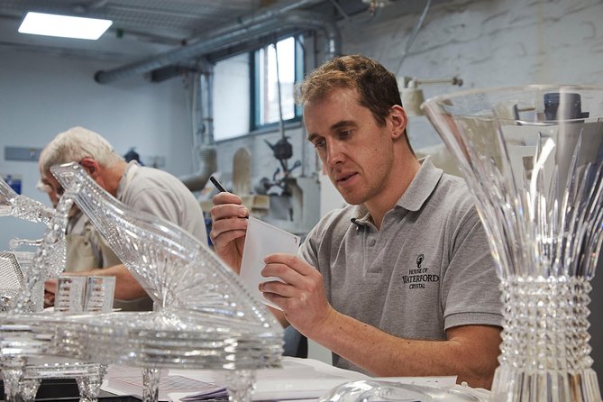 House of Waterford Crystal Guided Factory Tour - Marking, cutting, sculpting, and engraving
