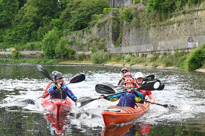 Kayak and SUP Tours Kilkenny - Upstream beneath Kilkenny Castle