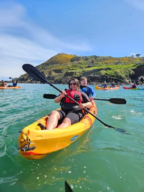Sea Kayaking around Bray Head with Pictures - Paddling south beneath the cliffs