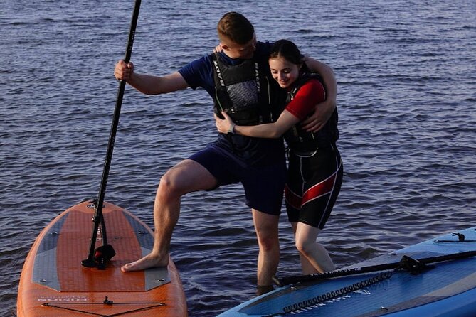 Sunset SUP experience in Malahide, Dublin - Equipment, clothing, and what the price really covers
