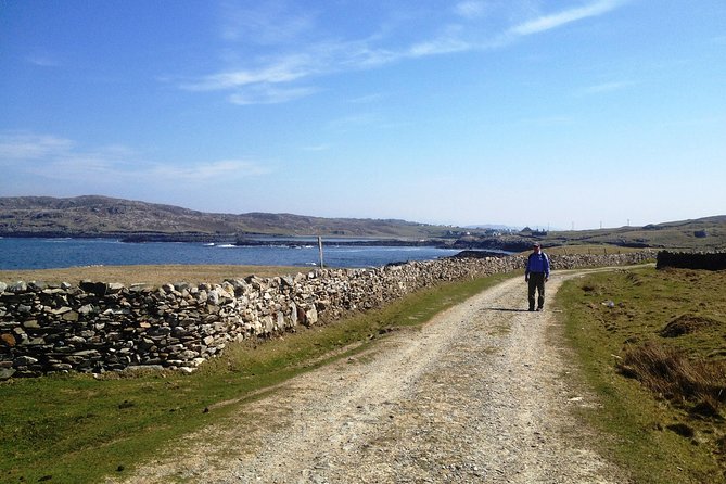 Walking the West Quarter of Inishbofin Island, Connemara coast. Self guided.5Hrs - Sea views, beaches, and the open Atlantic feel